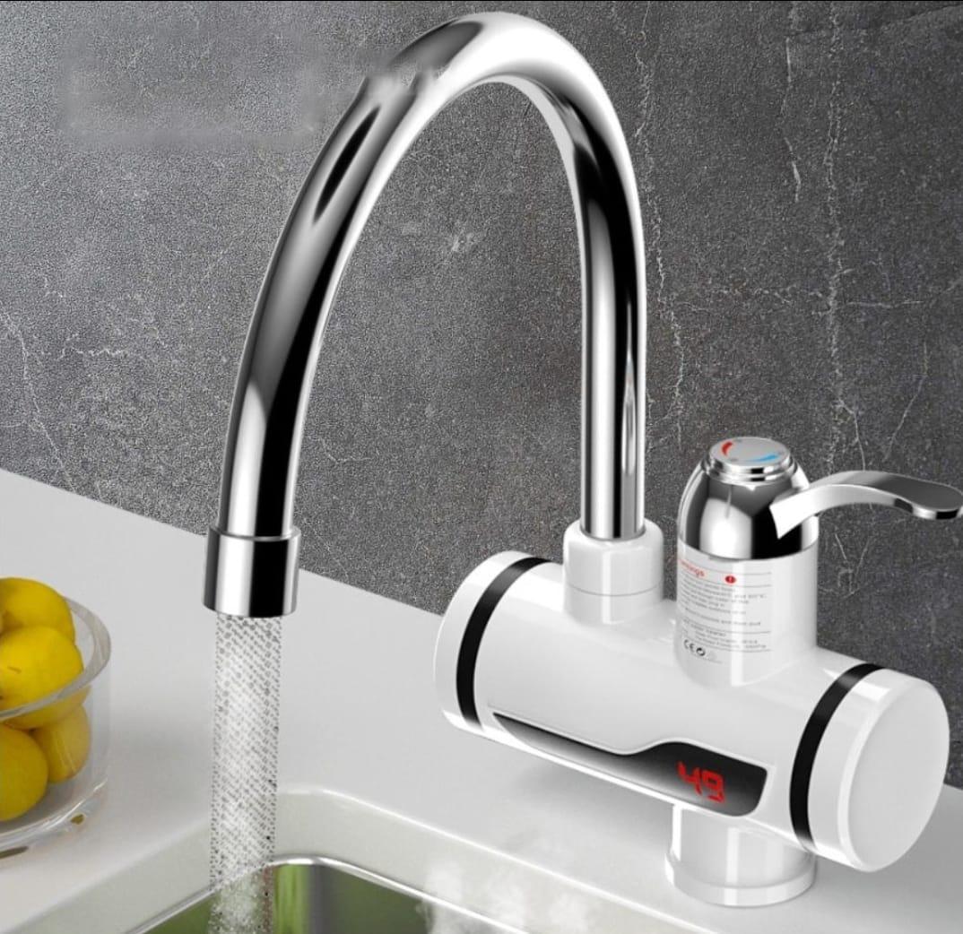 Instant Electric Water Heater Tap with Shower | Digital Temperature Display